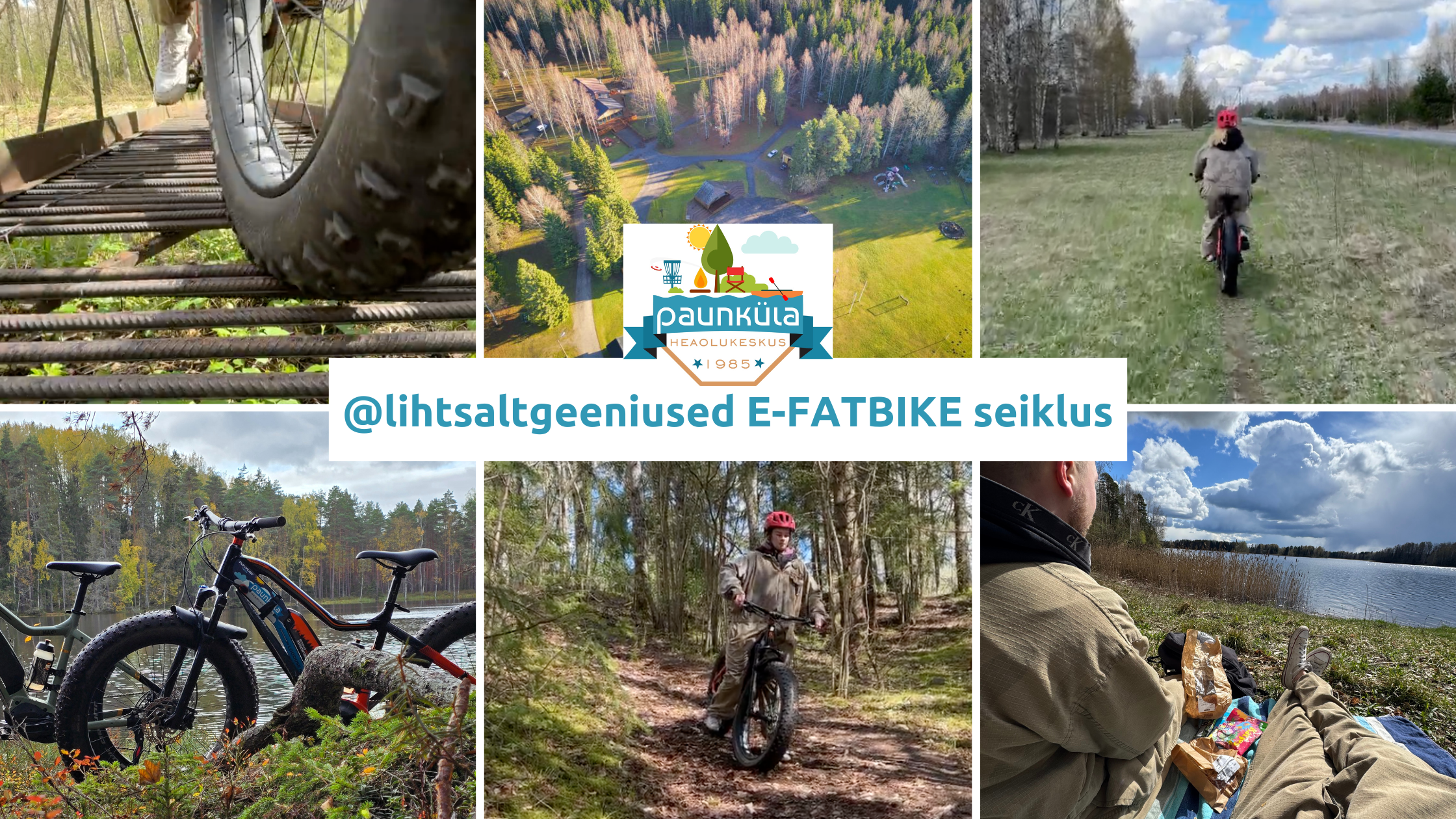 Mida elamust – @lihtsaltgeeniused käisid loodust nautlemas E-FATBIKE matkal